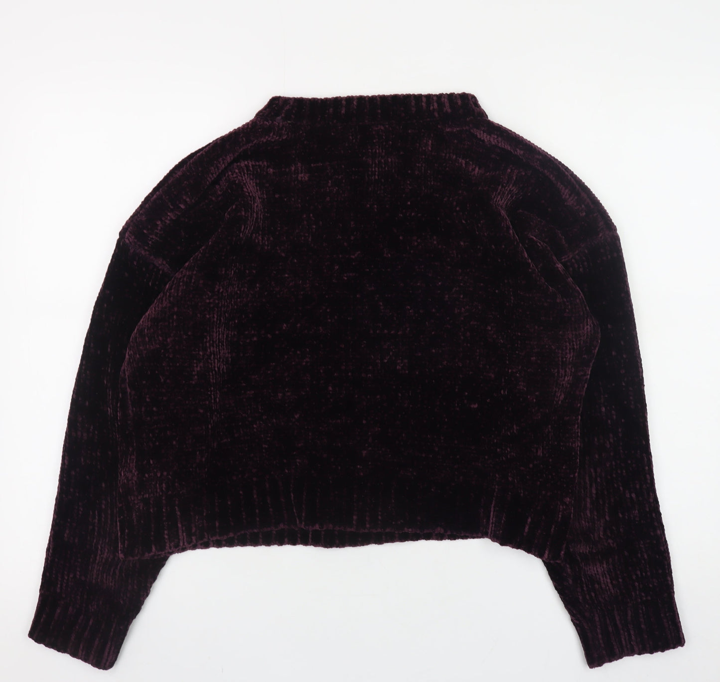 Womens UK Size M New Look Purple Pullover Jumper