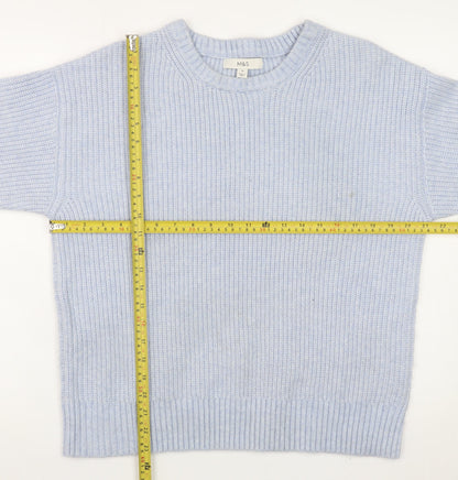 Womens UK Size M Marks and Spencer Blue Pullover Jumper