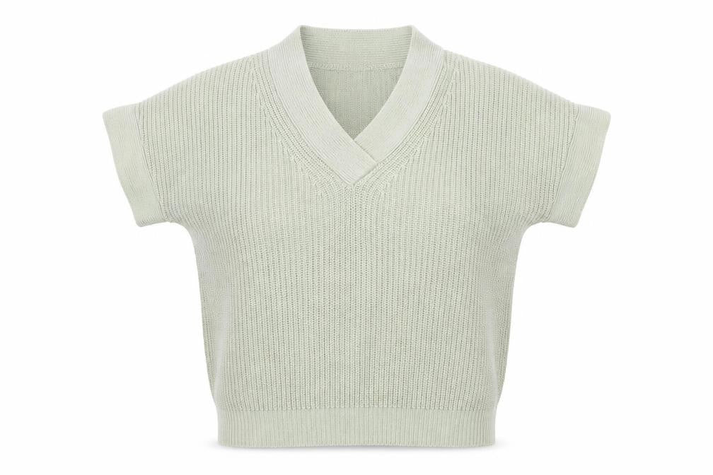 Womens UK Size M Saint Tropez Green Pullover Jumper