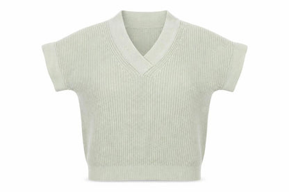 Womens UK Size M Saint Tropez Green Pullover Jumper