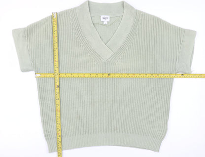 Womens UK Size M Saint Tropez Green Pullover Jumper