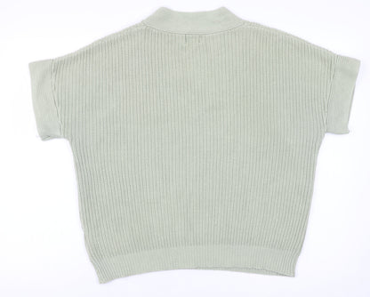 Womens UK Size M Saint Tropez Green Pullover Jumper