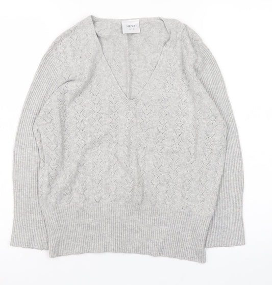 Womens UK Size 18 NEXT Grey Pullover Jumper