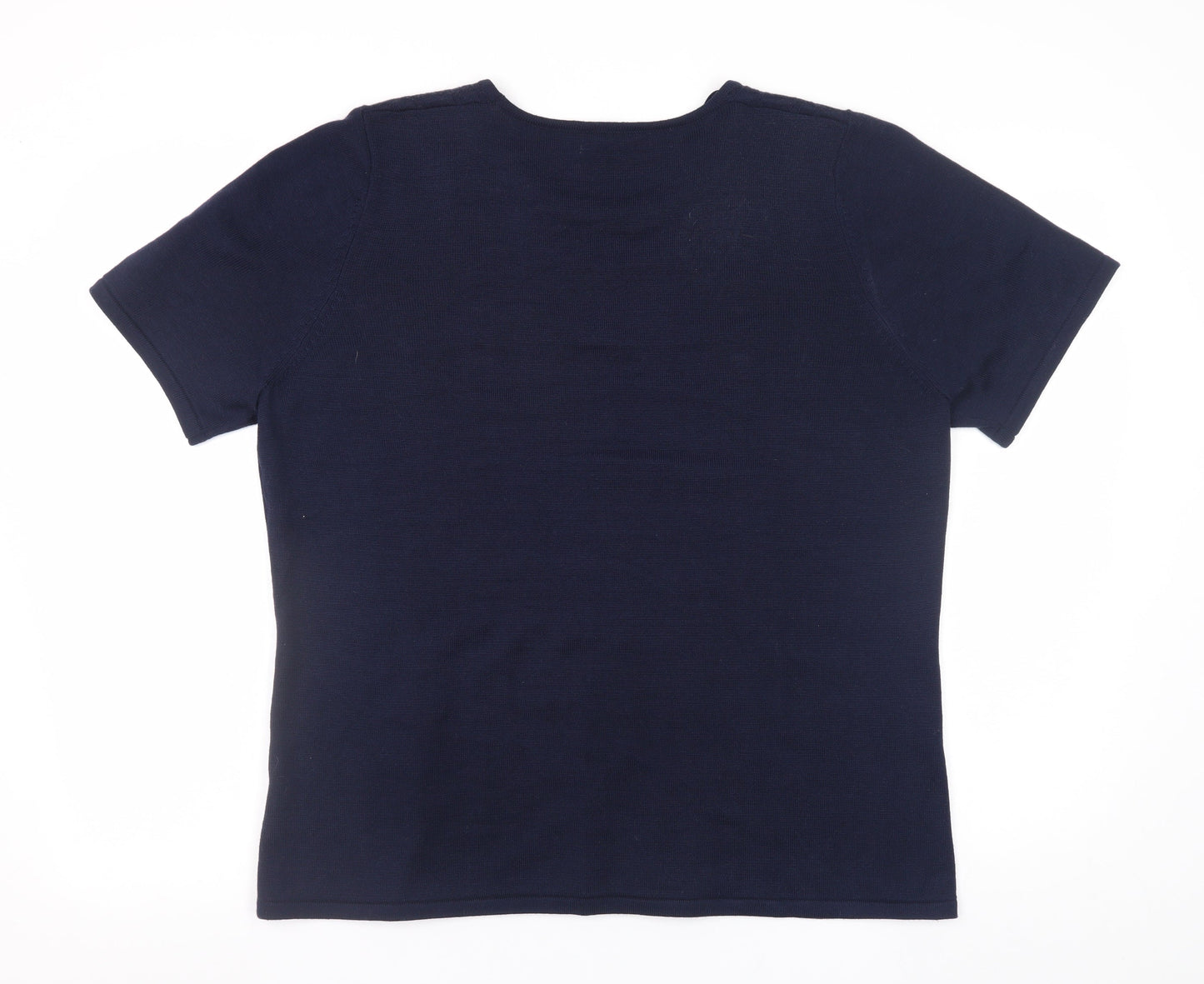 Womens UK Size L Bonmarché Blue Pullover Jumper