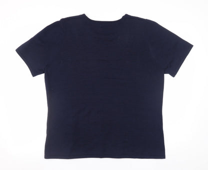 Womens UK Size L Bonmarché Blue Pullover Jumper