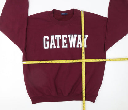 Womens UK Size L MV Sport Red Pullover Sweatshirt