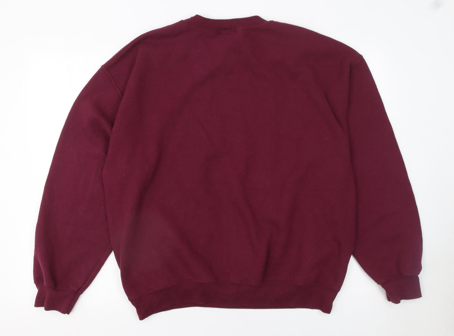 Womens UK Size L MV Sport Red Pullover Sweatshirt
