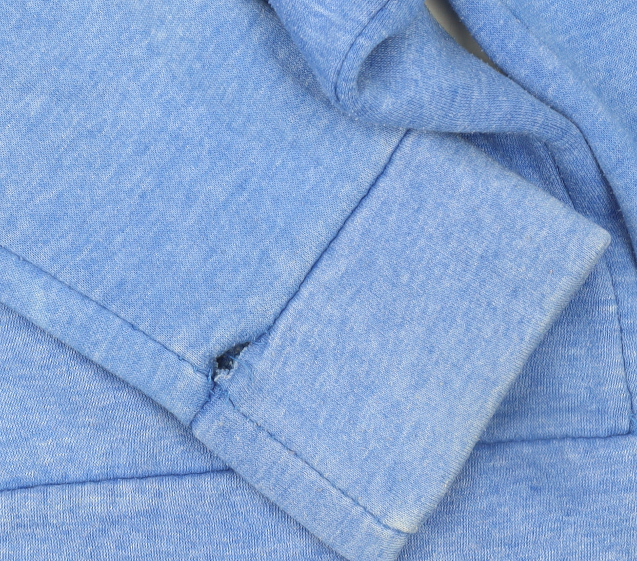 Womens UK Size 14 Exhibit Blue Full Zip Hoodie