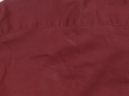 Mens UK Collar Size 15.5 Moss London Smart Red  Dress Shirt