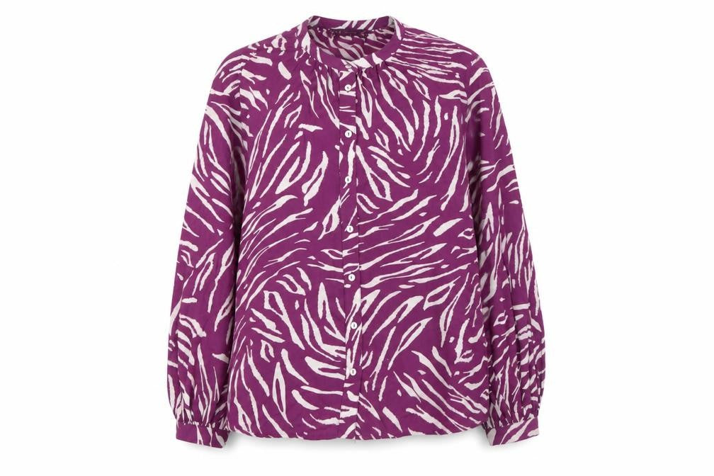 Womens UK Size 10 Marks and Spencer Purple Basic Blouse