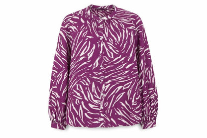 Womens UK Size 10 Marks and Spencer Purple Basic Blouse