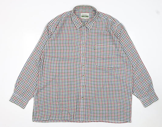 Champion Men's Multicoloured Check 3XL Classic Fit Long Sleeve Shirt