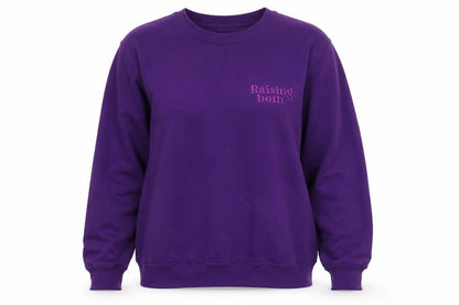 Womens UK Size M Ted & Stitch Purple Pullover Sweatshirt