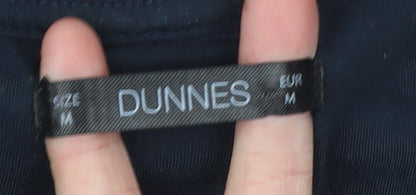 Mens UK Size M Dunnes Black Pullover Sweatshirt