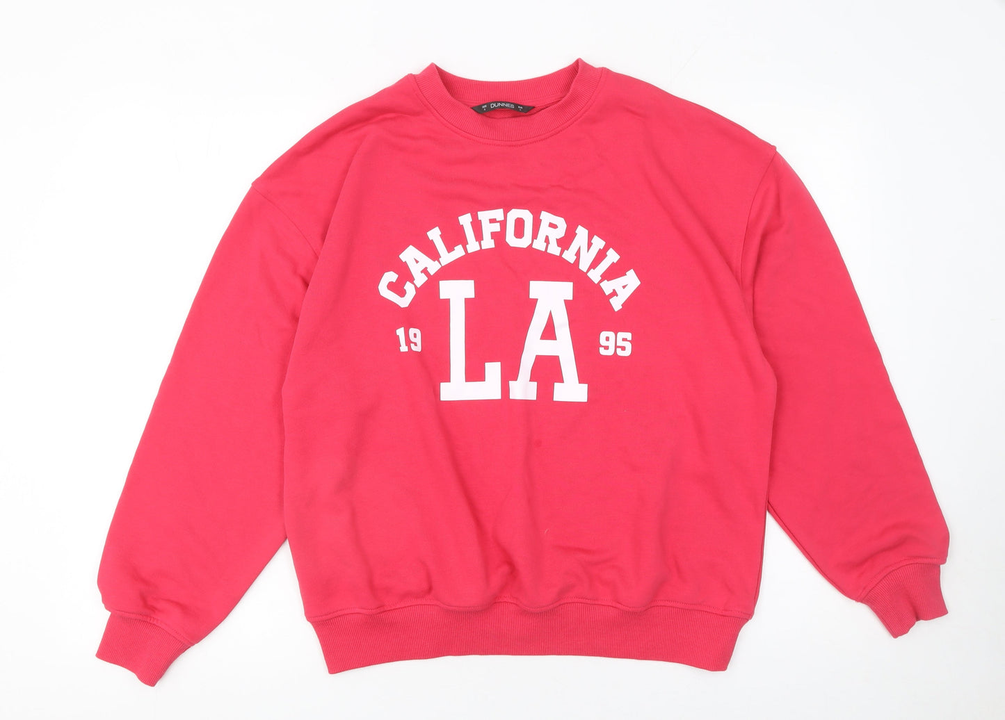 Womens UK Size S Dunnes Pink Pullover Sweatshirt