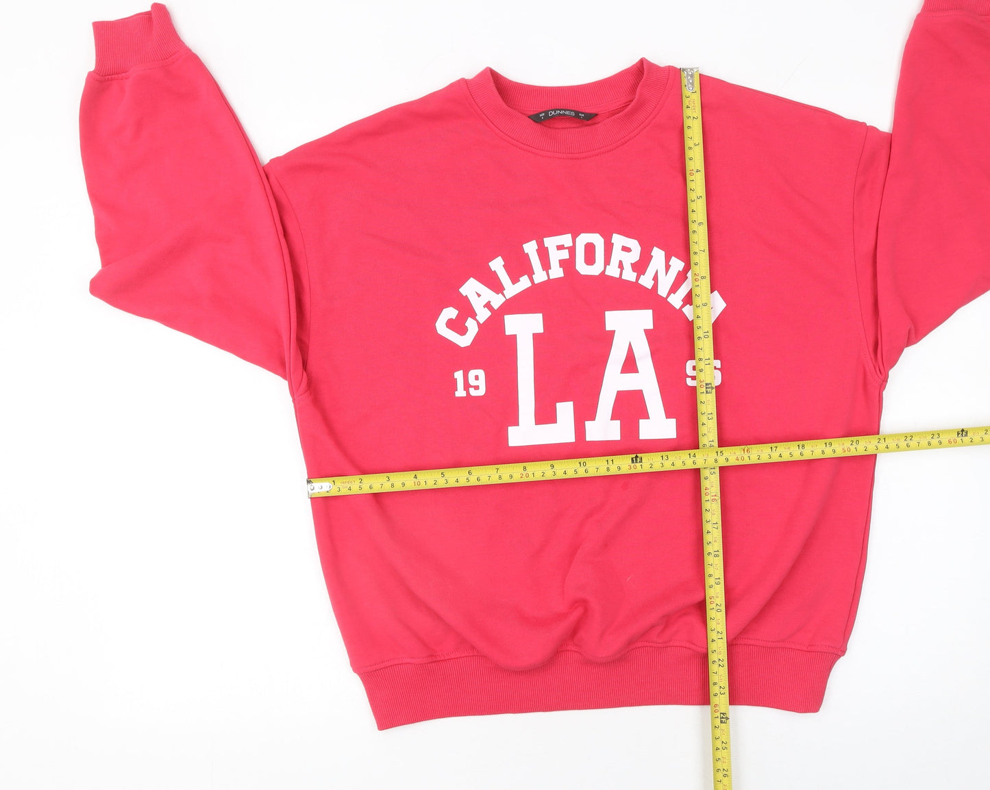 Womens UK Size S Dunnes Pink Pullover Sweatshirt