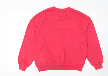 Womens UK Size S Dunnes Pink Pullover Sweatshirt