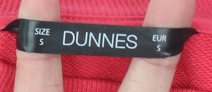 Womens UK Size S Dunnes Pink Pullover Sweatshirt