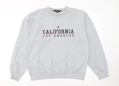 Womens UK Size S Lipsy Grey Pullover Sweatshirt