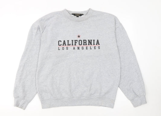 Womens UK Size S Lipsy Grey Pullover Sweatshirt