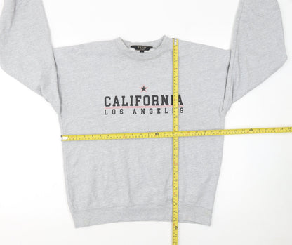 Womens UK Size S Lipsy Grey Pullover Sweatshirt