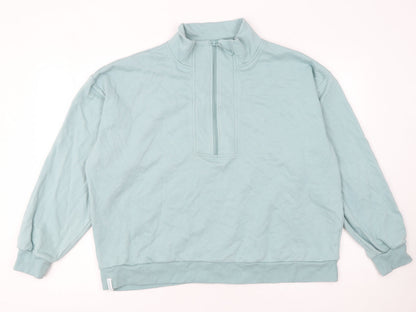 Mens UK Size 2XL Bekkin Blue Henley Sweatshirt