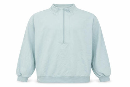 Mens UK Size 2XL Bekkin Blue Henley Sweatshirt