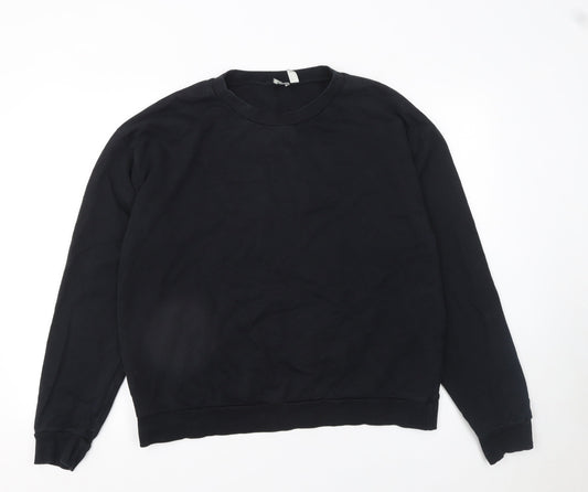Womens UK Size 16 ASOS Black Pullover Sweatshirt
