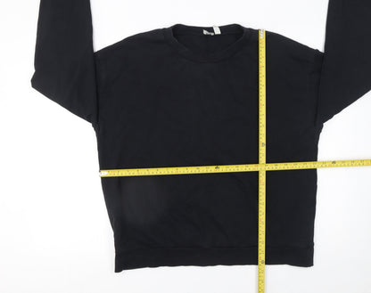 Womens UK Size 16 ASOS Black Pullover Sweatshirt