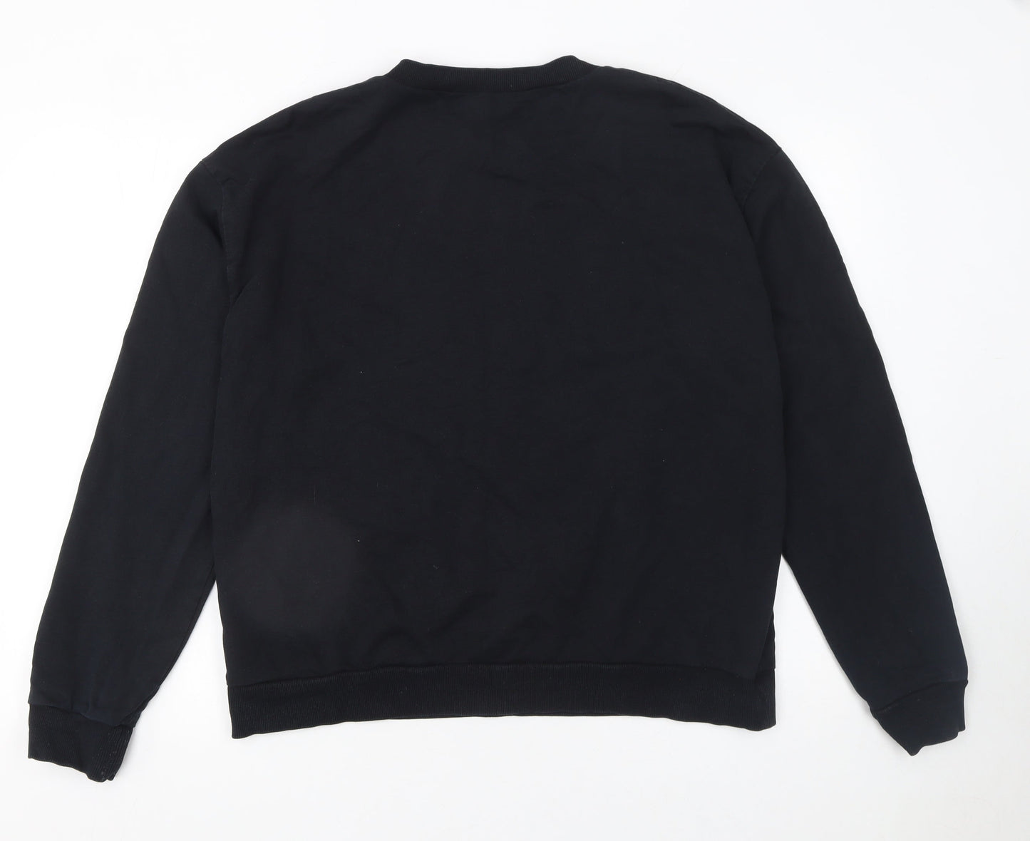 Womens UK Size 16 ASOS Black Pullover Sweatshirt
