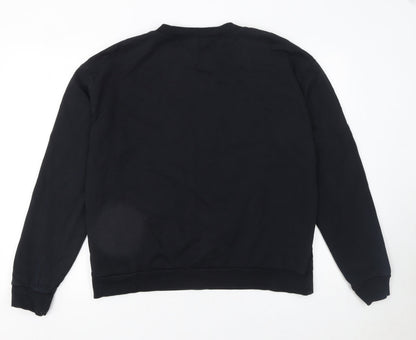 Womens UK Size 16 ASOS Black Pullover Sweatshirt