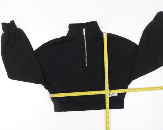 Womens UK Size XS H&M Black Pullover Sweatshirt