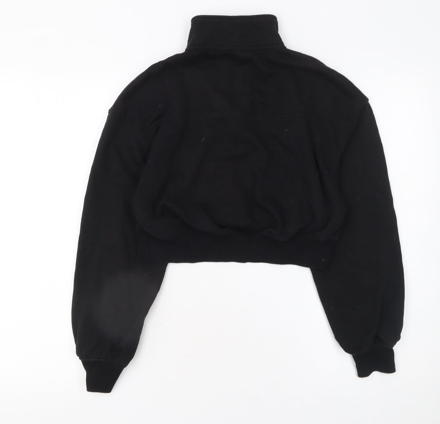 Womens UK Size XS H&M Black Pullover Sweatshirt