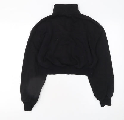 Womens UK Size XS H&M Black Pullover Sweatshirt