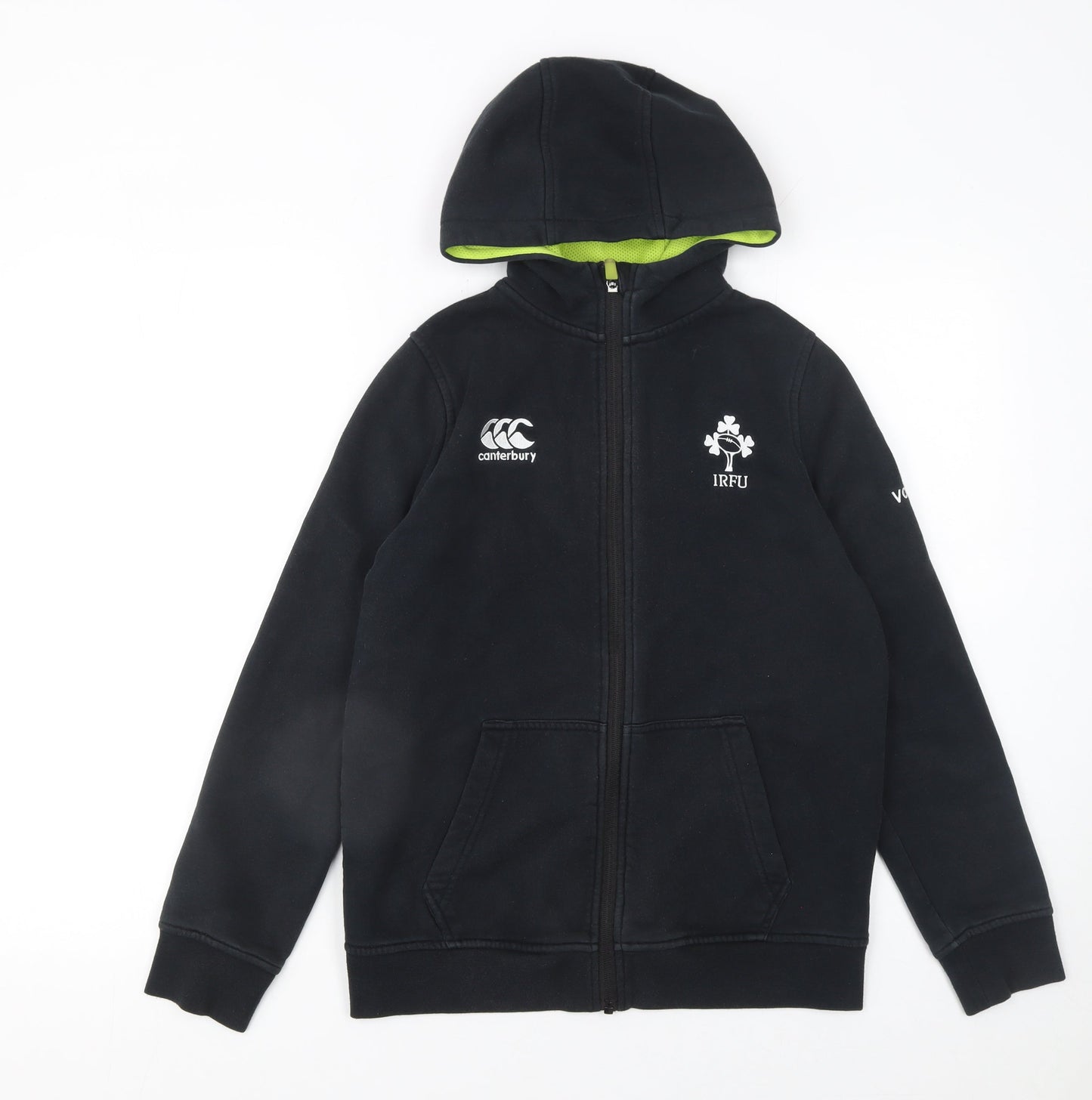 Boys UK Size 14 Years Canterbury Black Full Zip Hoodie