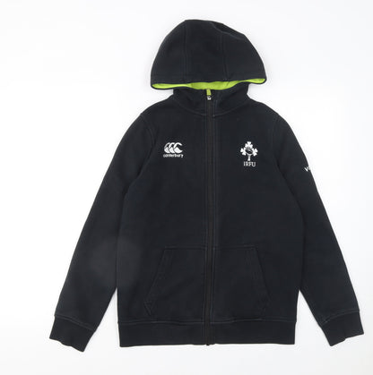 Boys UK Size 14 Years Canterbury Black Full Zip Hoodie