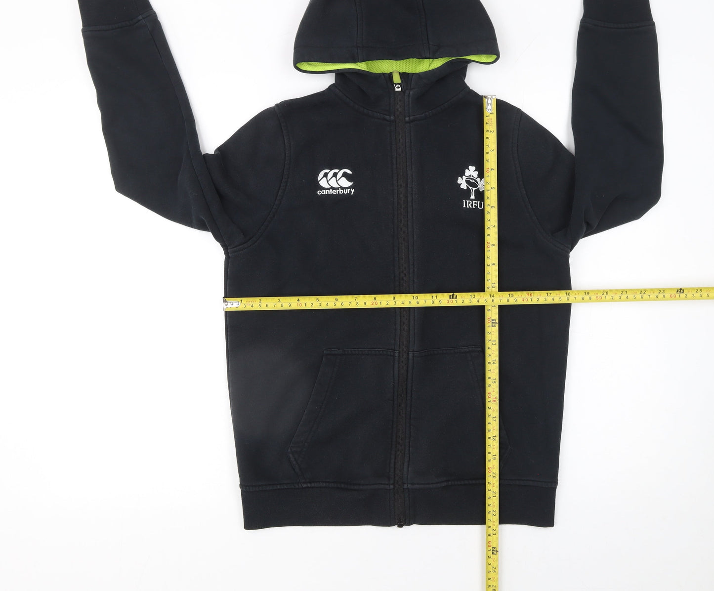 Boys UK Size 14 Years Canterbury Black Full Zip Hoodie