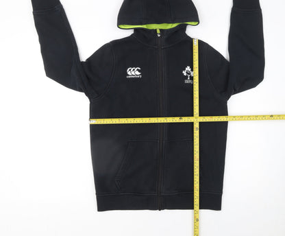 Boys UK Size 14 Years Canterbury Black Full Zip Hoodie