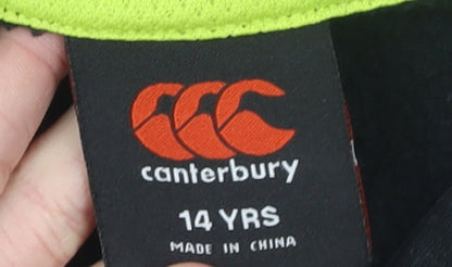 Boys UK Size 14 Years Canterbury Black Full Zip Hoodie