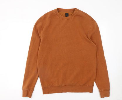 Mens UK Size M New Look Brown Pullover Sweatshirt