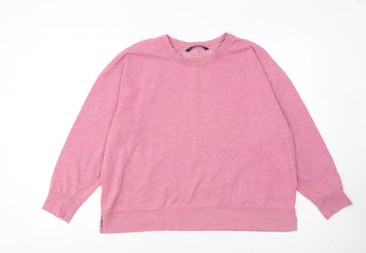 Womens UK Size 16 St. Bernard for Dunnes Stores Pink Pullover Sweatshirt