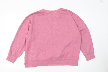 Womens UK Size 16 St. Bernard for Dunnes Stores Pink Pullover Sweatshirt