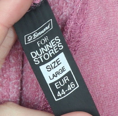 Womens UK Size 16 St. Bernard for Dunnes Stores Pink Pullover Sweatshirt