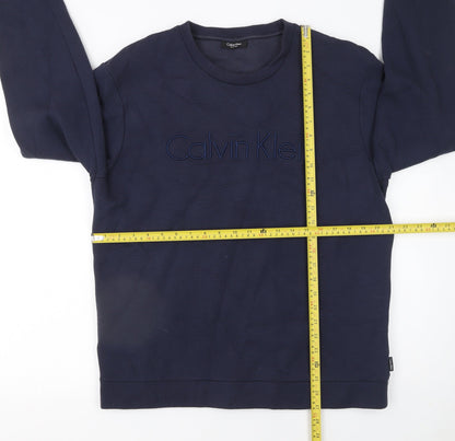 Mens UK Size XL Calvin Klein Blue Pullover Sweatshirt