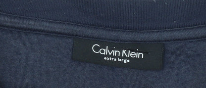 Mens UK Size XL Calvin Klein Blue Pullover Sweatshirt