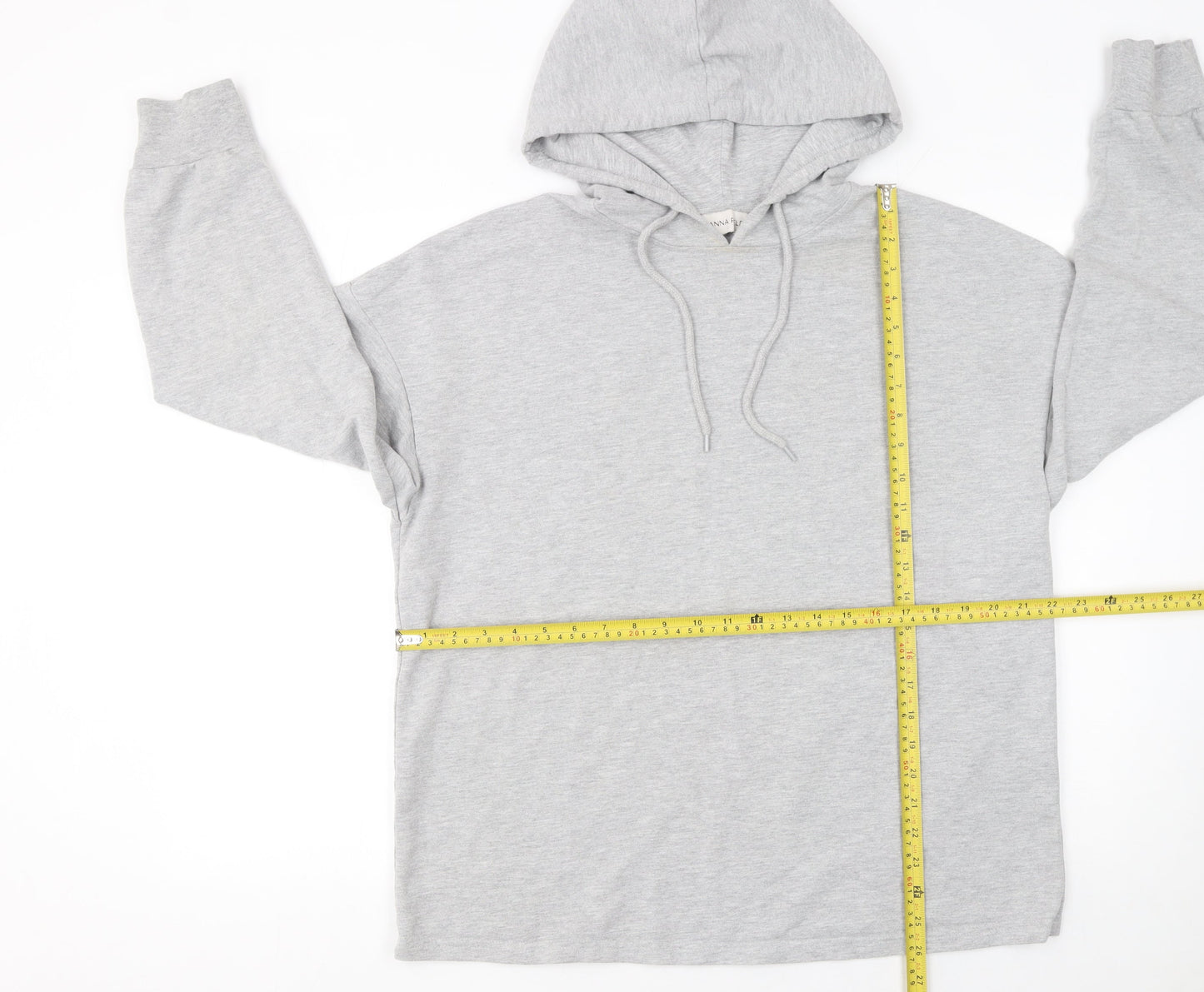 Womens UK Size XL Anna Field Grey Pullover Hoodie