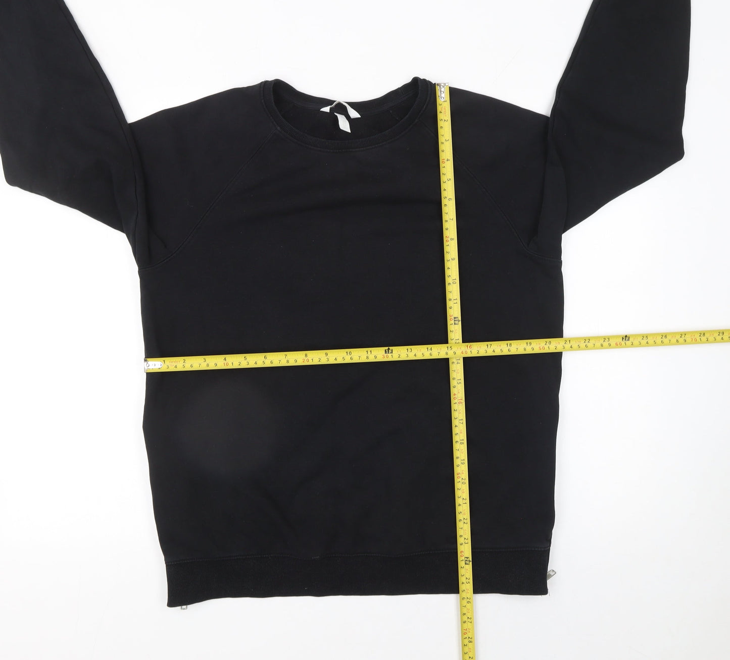 Womens UK Size 12 H&M Black Pullover Sweatshirt