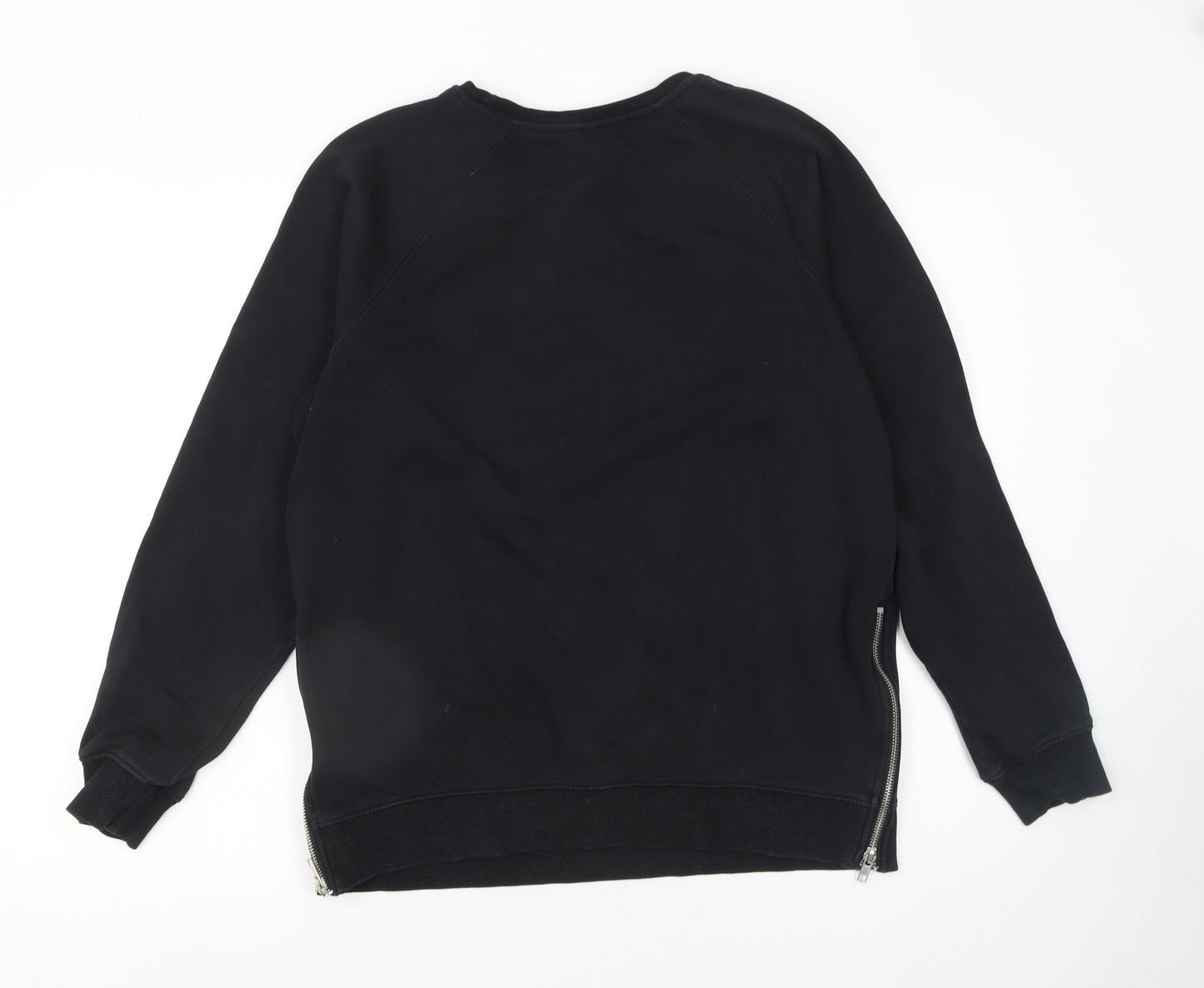 Womens UK Size 12 H&M Black Pullover Sweatshirt