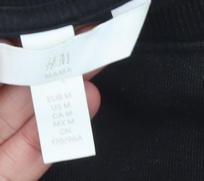 Womens UK Size 12 H&M Black Pullover Sweatshirt