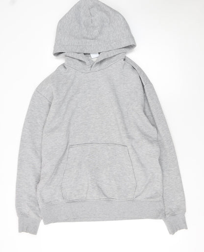 Womens UK Size L Zara Grey Pullover Hoodie
